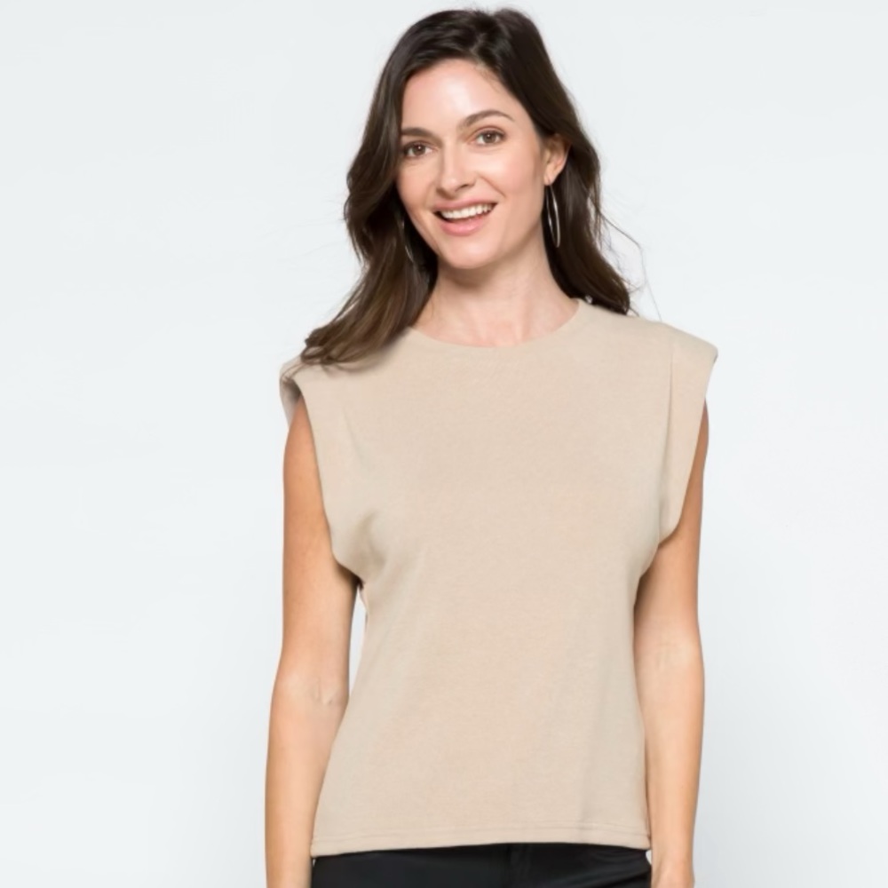Modern Citizen Flavia Padded Shoulder Tank